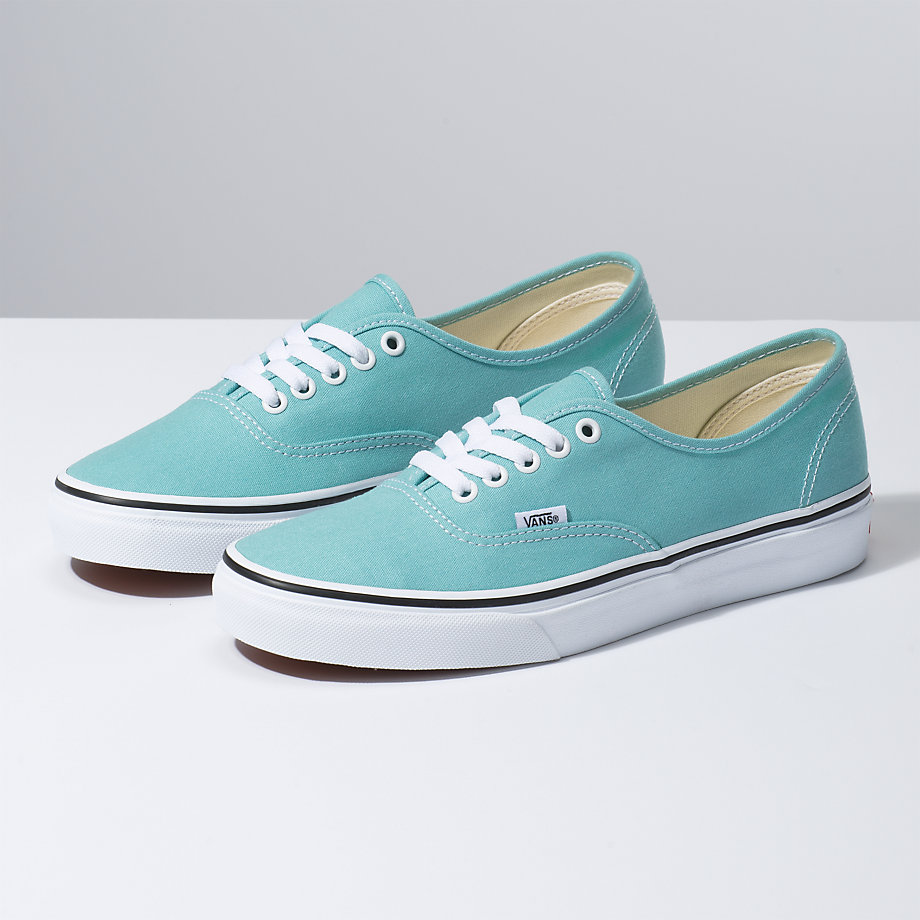 Vans Erkek Spor Ayakkabı Authentic Açık Turkuaz/Beyaz | 59030-878